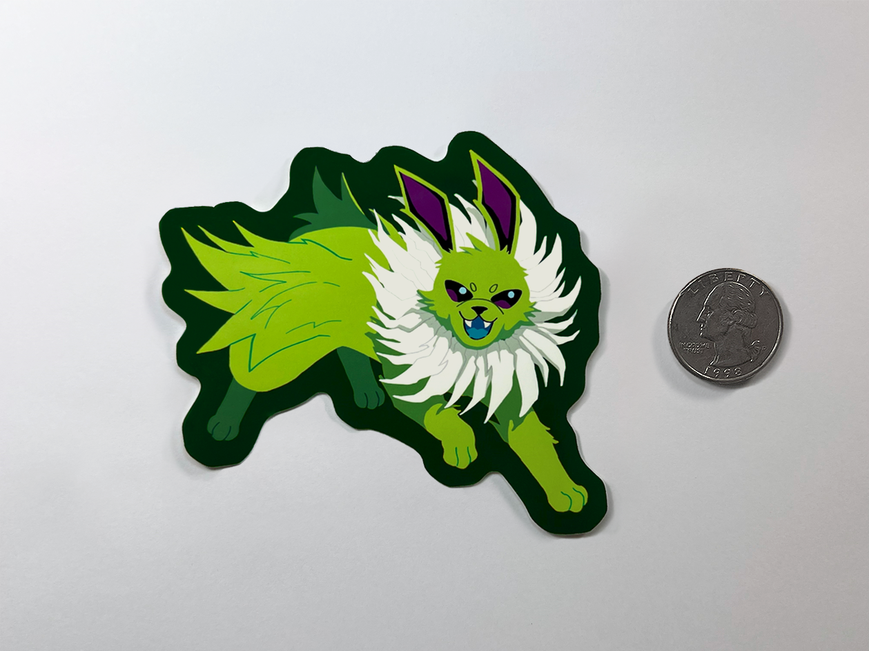 Shiny Jolteon | Vinyl Pokémon inspired Sticker