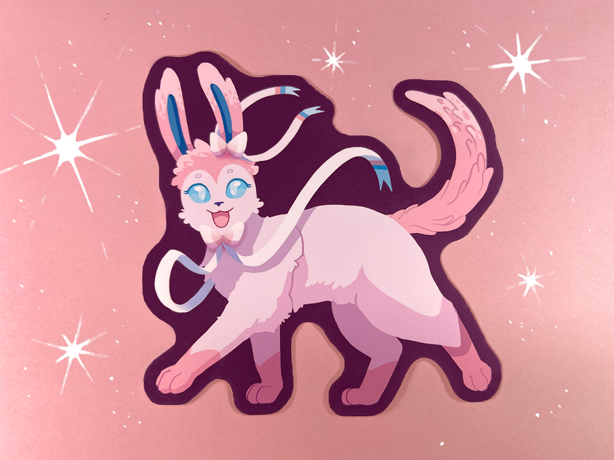 Sylveon | Vinyl Pokémon inspired Sticker