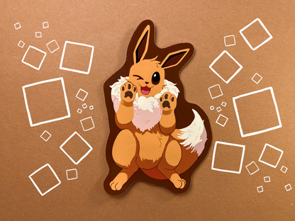 Eevee | Vinyl Pokémon inspired Sticker