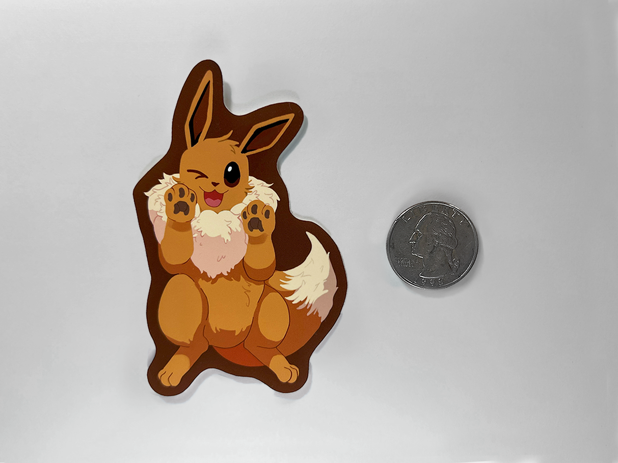 Eevee | Vinyl Pokémon inspired Sticker