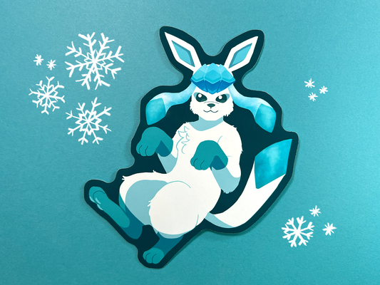 Glaceon | Vinyl Pokémon inspired Sticker