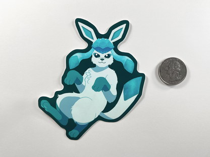Glaceon | Vinyl Pokémon inspired Sticker