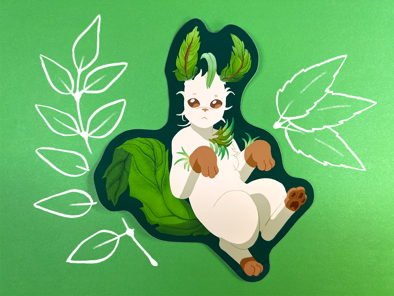 Leafeon | Vinyl Pokémon inspired Sticker