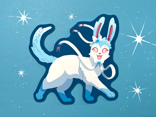 Shiny Sylveon | Vinyl Pokémon inspired Sticker